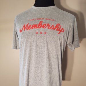 NEW JERSEY DEVILS MEMBERSHIP RELENTLESS 2015/2016 SEASON ADULT SOFT T - SIZE L